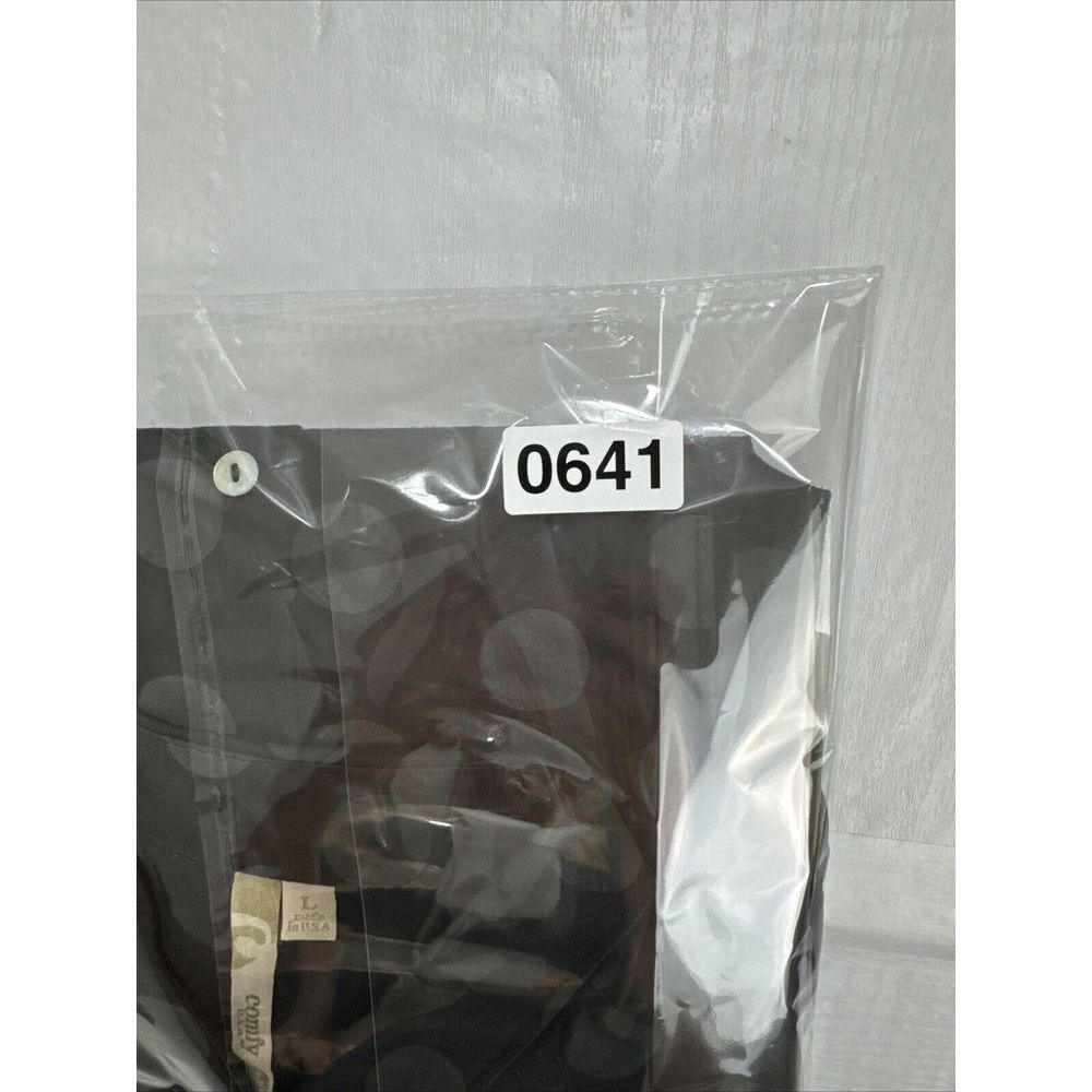 NWOT — Comfy USA Tunic Women's Large Black Gray Polca-Dot Button Up High Low - Picture 8 of 8